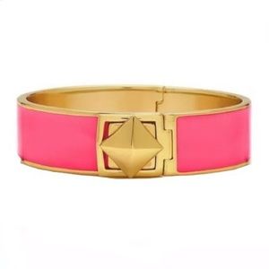 Kate Spade Tickled Pink Hinged Bangle Bracelet
